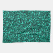 Ziet eruit als jade groen getextureerd aan wand theedoek (Horizontaal)