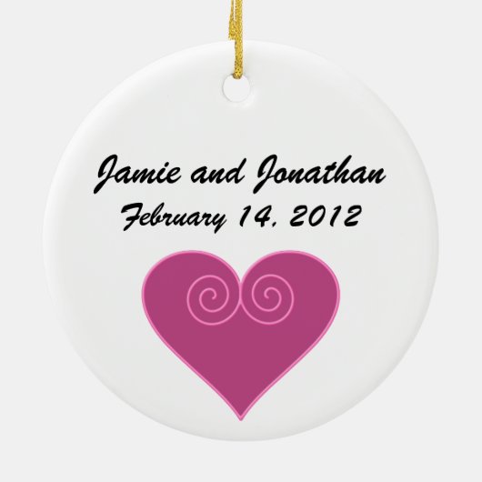 Ziet eruit als liefde - SRF Keramisch Ornament (Achterkant)