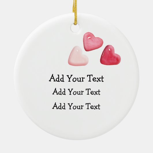 Ziet eruit als liefde - SRF Keramisch Ornament (Achterkant)