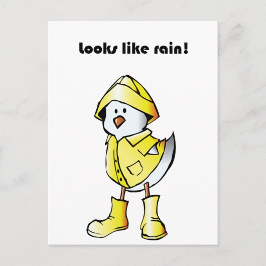 Ziet eruit als Rain Duck Chicken Schattigee Kinder Briefkaart (Voorkant)