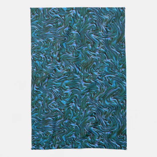 Ziet eruit als royal of cadet blauw, getextureerd theedoek (Verticaal)