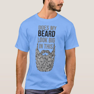 Ziet mijn baard er groot uit in deze 34 t-shirt
