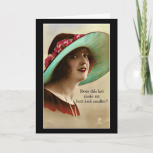 Ziet mijn kont er kleiner uit, bedankkaart