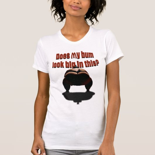 Ziet mijn zwerver er groot uit? t-shirt (Voorkant)