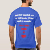 Ziet Texas er raar uit? T-shirt (Achterkant)