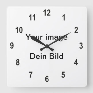 Ziffernblatt für Uhr Vierkante Klok