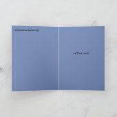 "Zift en me" met het Wenskaart van de Liefde Kaart (Binnen)