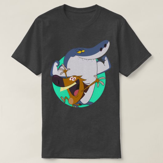 zig en sharko zig sharko sharko zig zig t-shirt (Design voorkant)