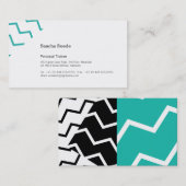 Zig en Zag Mint Visitekaartje (Voorkant / Achterkant)