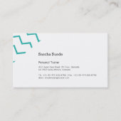 Zig en Zag Mint Visitekaartje (Voorkant)