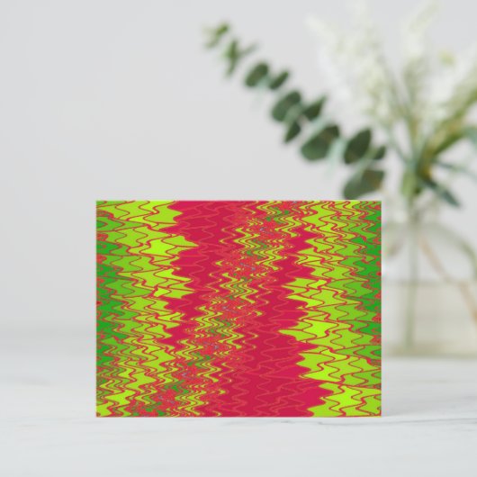 ZIG ZAG 10 Briefkaart (Staand voorkant)