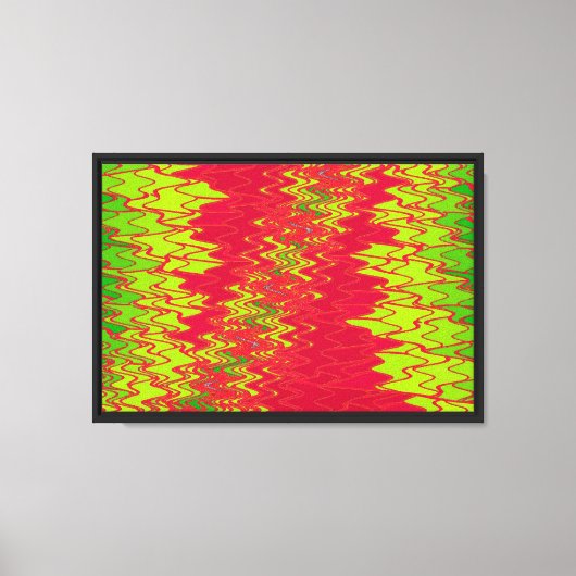 Zig Zag 10 Wrapped Canvas Afdruk (Voorkant)
