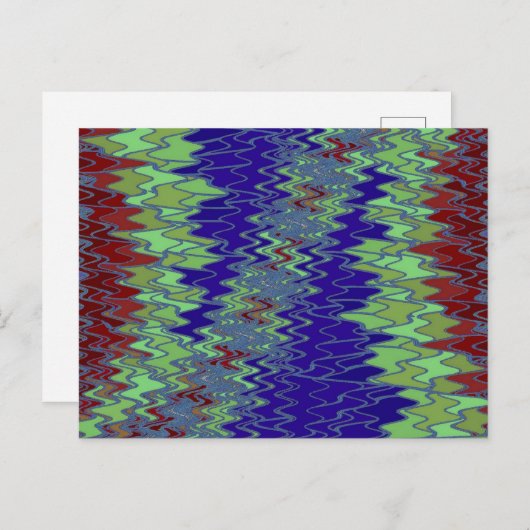 ZIG ZAG 12 Briefkaart (Voorkant / Achterkant)