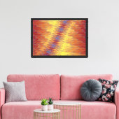 Zig Zag 1 Wrapped  Canvas Afdruk (Insitu (Woonkamer))