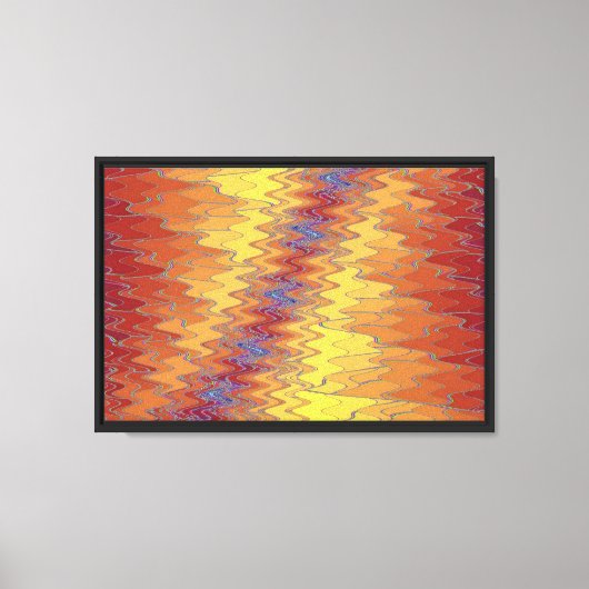 Zig Zag 1 Wrapped  Canvas Afdruk (Voorkant)
