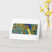 ZIG ZAG 2 '' KAART (Gele Bloem)