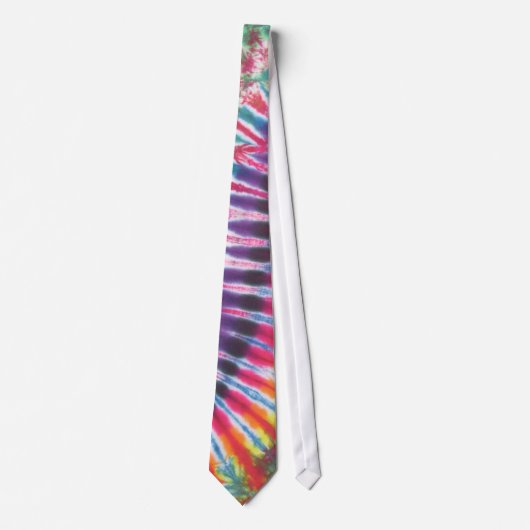 Zig Zag 2 Tie Dye Necktie Stropdas (Voorkant)