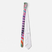 Zig Zag 2 Tie Dye Necktie Stropdas (Achterkant)