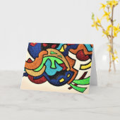 ZIG ZAG 3 '' KAART (Gele Bloem)