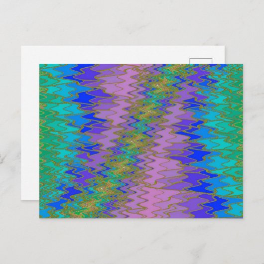 ZIG ZAG 4 Briefkaart (Voorkant / Achterkant)