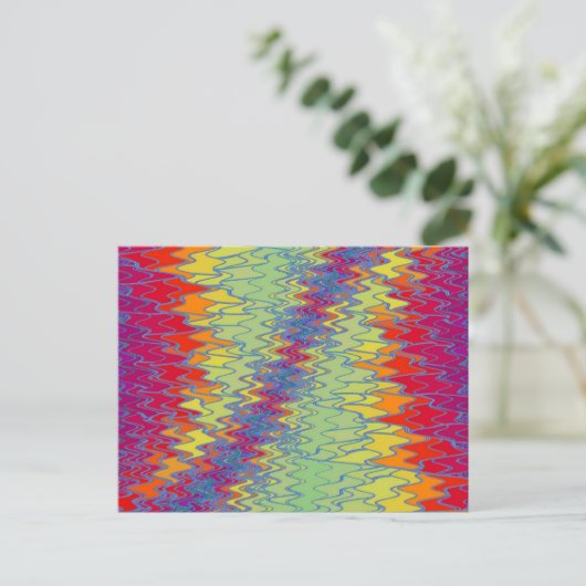 ZIG ZAG 5 Briefkaart (Staand voorkant)