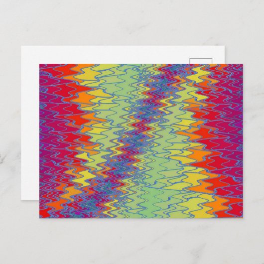 ZIG ZAG 5 Briefkaart (Voorkant / Achterkant)