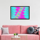 Zig Zag 6 Wrapped Canvas Afdruk (Insitu (Woonkamer))