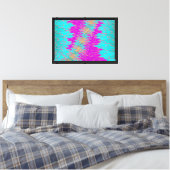 Zig Zag 6 Wrapped Canvas Afdruk (Insitu (Slaapkamer))