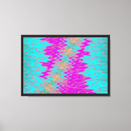 Zig Zag 6 Wrapped Canvas Afdruk (Voorkant)