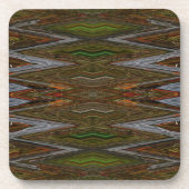 Zig Zag Abstract Drankjes Onderzetter (Voorkant)