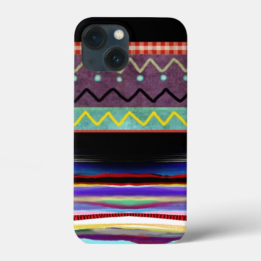 ZIG ZAG AZTEC Hoesje-Mate iPhone CASE (Achterkant)