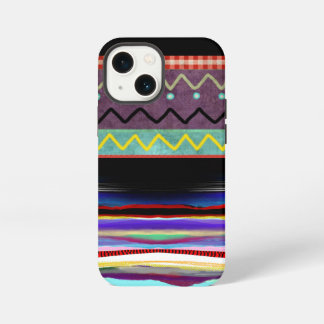 ZIG ZAG AZTEC Hoesje-Mate iPhone CASE 13 Mini Hoesje