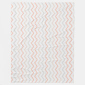 Zig-Zag Blanket in Soft Colors Fleece Deken (Voorkant)