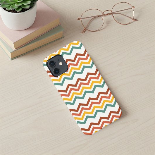 Zig Zag Boho Groove Phone Case – Modern, Trendy iPhone Hoesje