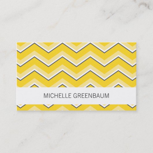 Zig Zag Calling Card Contactkaartje (Voorkant)