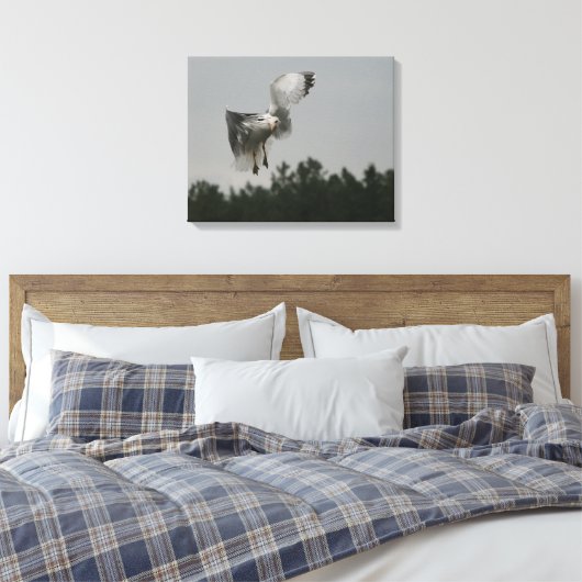 Zig Zag Canvas Print (Insitu (Slaapkamer))