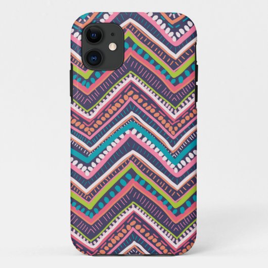 Zig Zag Chevron Case-Mate iPhone Case (Achterkant)