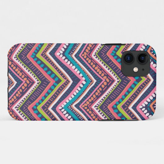 Zig Zag Chevron Case-Mate iPhone Case (Achterkant (horizontaal))
