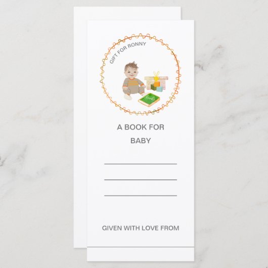 Zig Zag Circle Kustdouche Baby Boy voor Boeken (Voorkant / Achterkant)