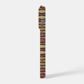 Zig Zag Cloth Look Case iPhone Hoesje (Linkerkant)