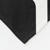 Zig Zag dubbel gekleurd lijnpatroon Fleece Deken (Hoek)