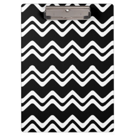 Zig Zag dubbel gekleurd lijnpatroon Klembord