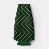 Zig Zag fles koeler/groen/zwart Flesjeskoeler (Voorkant)