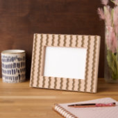 Zig Zag Gegraveerde Houten Lijst Lijstjes (Links)