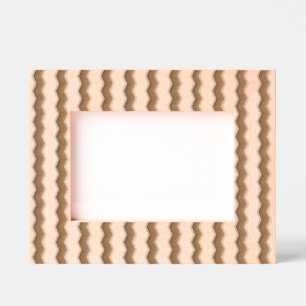 Zig Zag Gegraveerde Houten Lijst Lijstjes