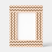 Zig Zag Geometrische patroon Laser Gegraveerde Lijstjes (Voorkant)