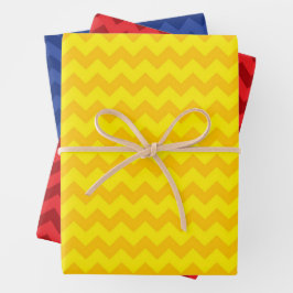 Zig Zag Gift Wrap Trio Inpakpapier Vel