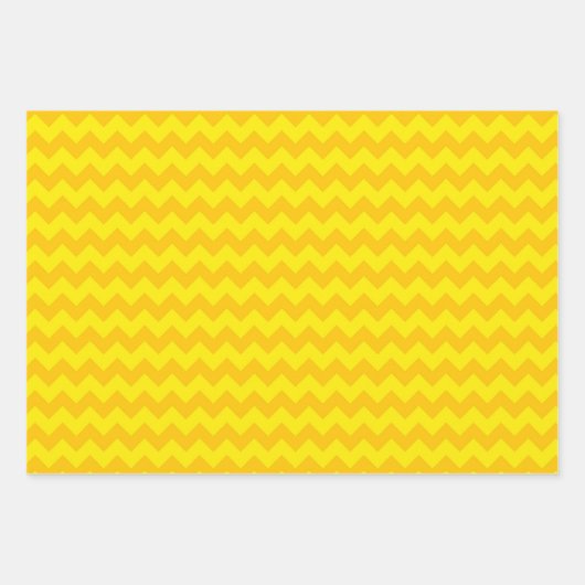 Zig Zag Gift Wrap Trio Inpakpapier Vel (Voorkant)