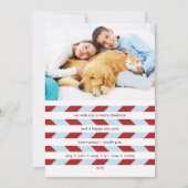 Zig Zag Holiday Foto Wenskaart Feestdagenkaart (Voorkant)