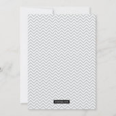 Zig Zag Holiday Foto Wenskaart Feestdagenkaart (Achterkant)